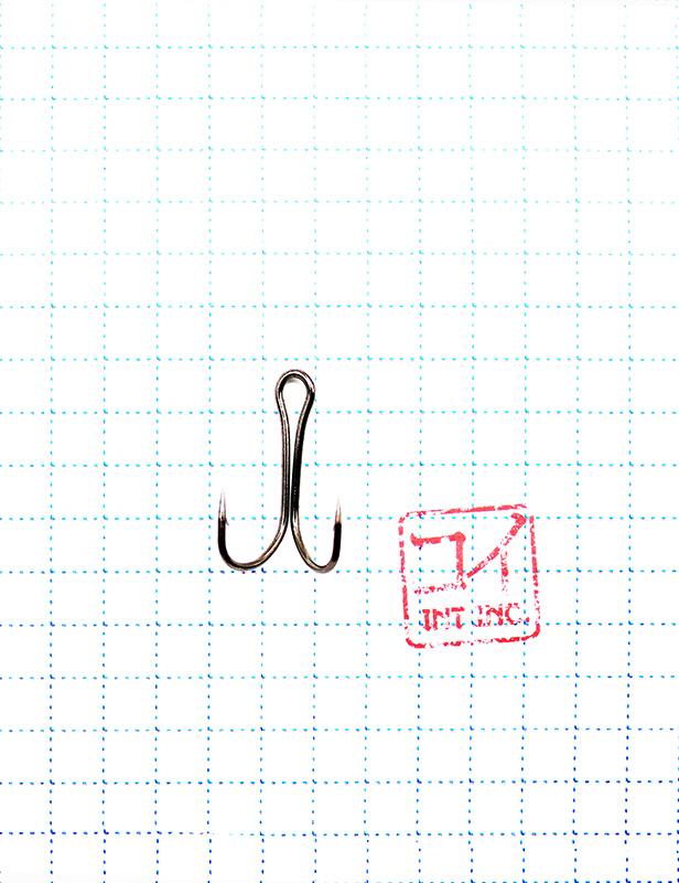 Крючок KOI "SHORT DOUBLE HOOK", размер 6 (INT), цвет BN, двойник (10 шт.) - 1