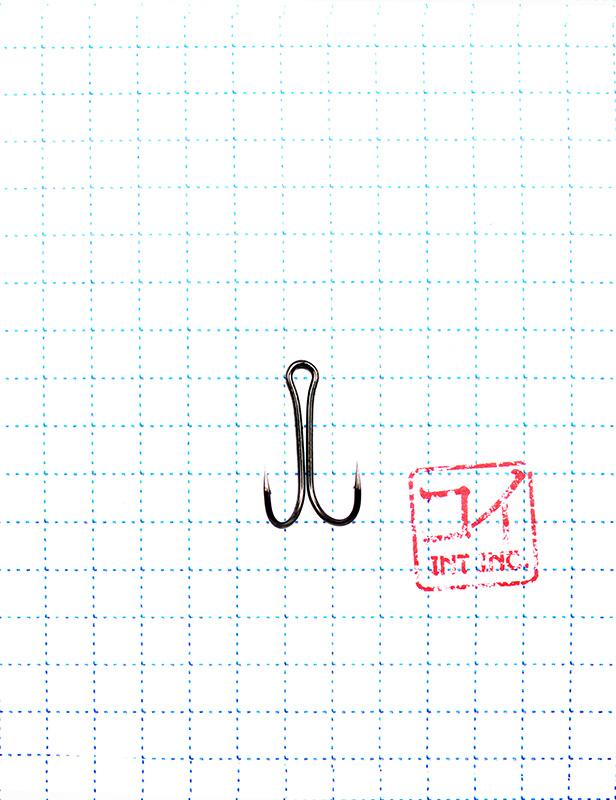 Крючок KOI "SHORT DOUBLE HOOK", размер 8 (INT), цвет BN, двойник (10 шт.) - 1