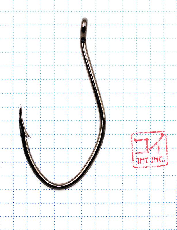 Крючок KOI "CAT FISH HOOK", размер 6/0 (INT), цвет BN (3 шт.) - 1