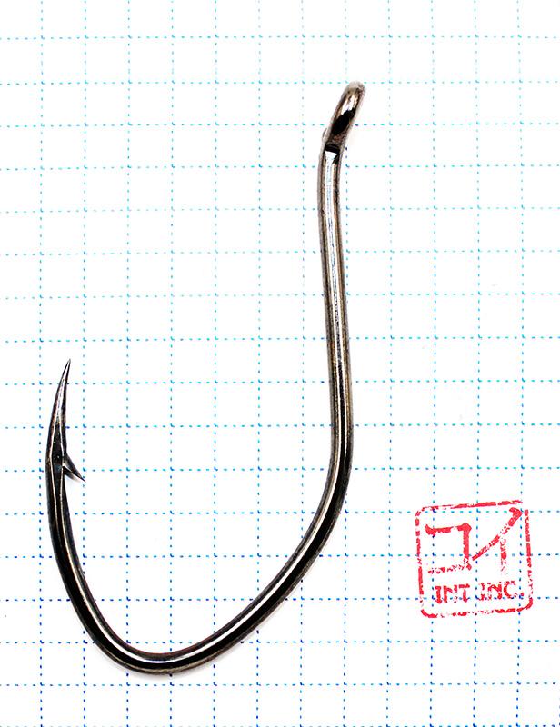 Крючок KOI "CAT FISH HOOK", размер 8/0 (INT), цвет BN (3 шт.) - 1