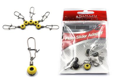 Крепеж для скользящего поплавка Namazu FLOAT SLIDER ADAPTER, цв. BN, р. S (уп.10 шт) - 1