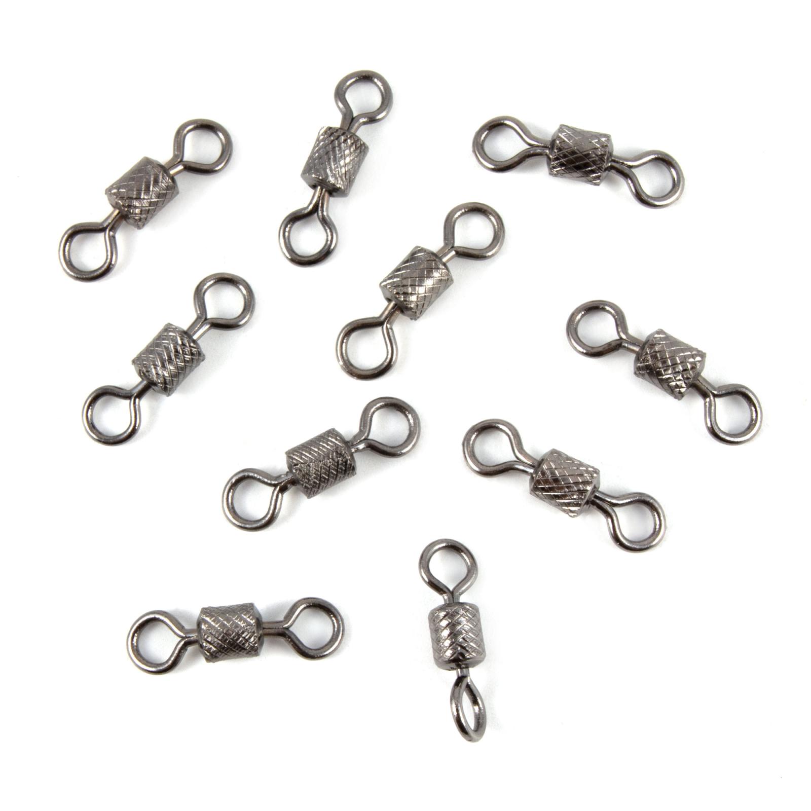 Вертлюг Namazu ROLLING RIBBED SWIVEL, латунь, цв. BN, р. 3, test-35 кг (уп.10 шт) - 2