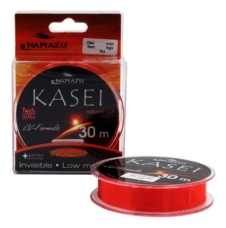 Леска Namazu "Kasei", L-30 м, d-0,10 мм, test-0,88 кг, красный