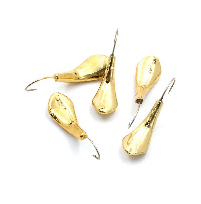 Мормышка "ЯМАН" Комар с отв., цв.GOLD PLATED, р.6, вес 1,9 г (уп. 5 шт.)