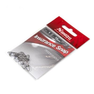 Карабин Namazu INSURANCE SNAP, цв. BN, р. 1, test-14 кг (уп. 10 шт) - 4