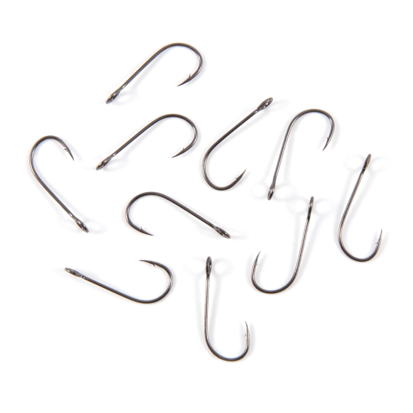 Крючок KOI "SINGLE SPOON HOOK", размер 8 (INT), цвет BN (10 шт.) - 3