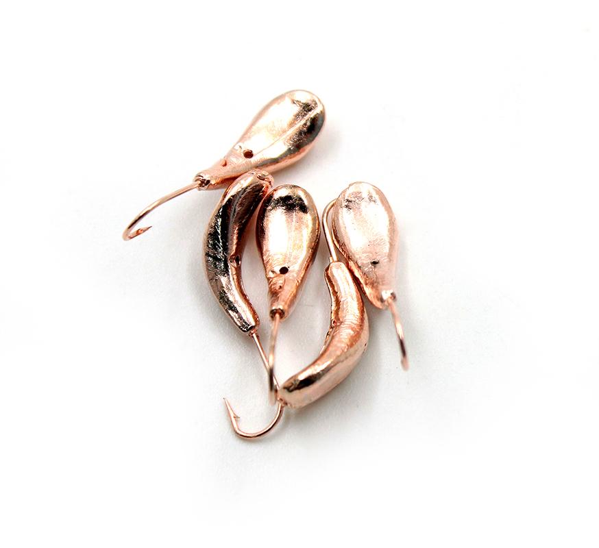 Мормышка "ЯМАН" Комар с отв., цв.COPPER PLATED, р.6, вес 1,9 г (уп. 5 шт.)