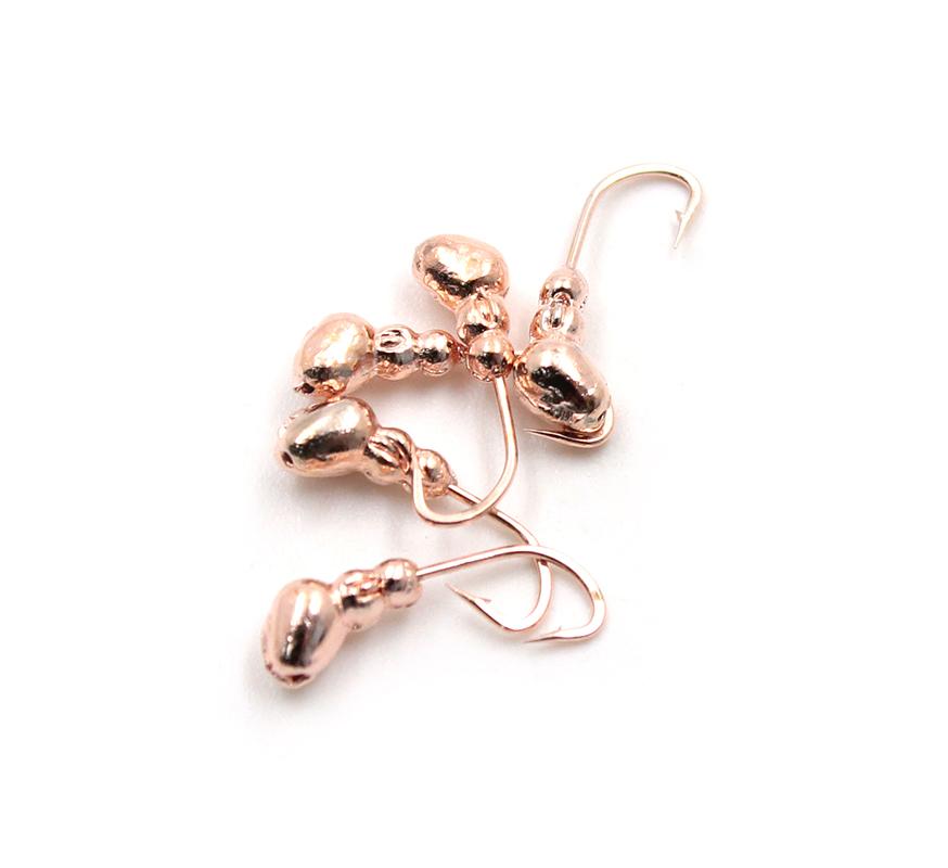 Мормышка "ЯМАН" муравей с отв.,цв.COPPER PLATED, d 4, вес 0,6 г (уп. 5 шт.)