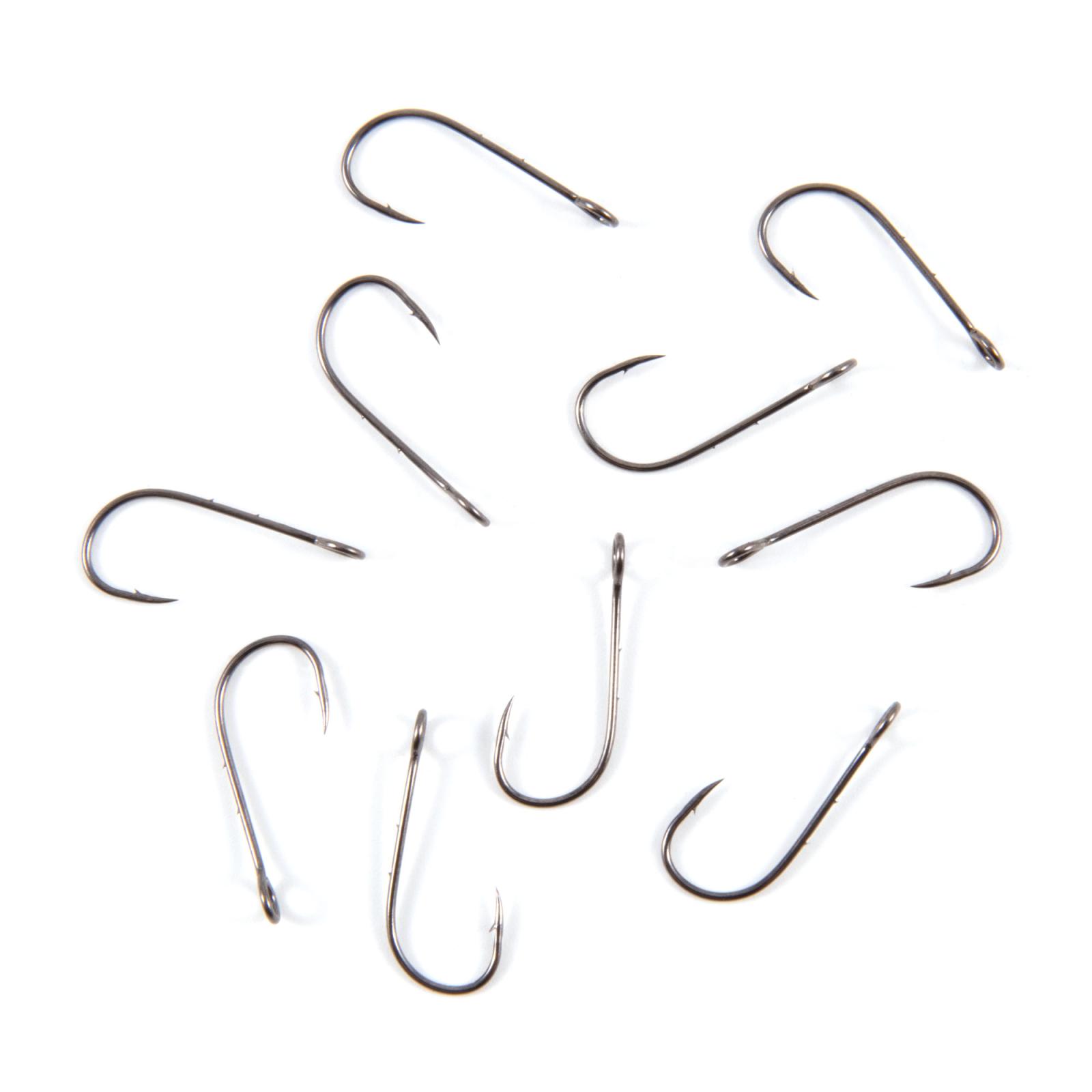 Крючок KOI "SINGLE SPOON HOOK 2", размер 8 (INT), цвет BN (10 шт.) - 3