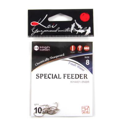 Крючок KOI "SPECIAL FEEDER", размер 8 (INT), цвет NBR (10 шт.) - 4