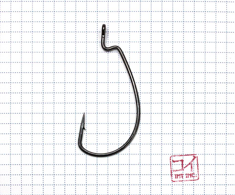 Крючок KOI "MAGNA SUPER LOCK WORM", размер 6/0 (INT), цвет BN, офсетный (5 шт.)