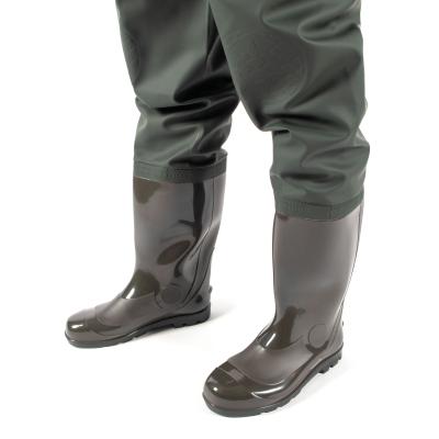 Полукомбинезон рыбацкий СЛЕДОПЫТ ПВХ XXXL, р. 45, цв. олива - 6
