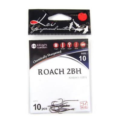 Крючок KOI "ROACH 2BH", размер 10 (INT), цвет BN (10 шт.) - 4
