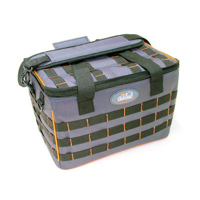 Сумка рыболовная "СЛЕДОПЫТ" Base Lure Bag XL, 38х26х25 см, цв. серый + 5 коробок Luno 28 - 1