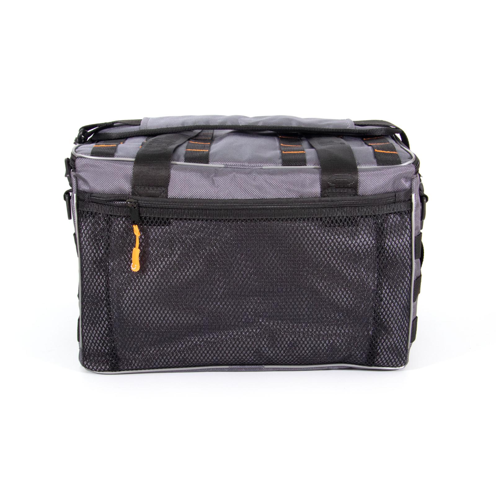Сумка рыболовная "СЛЕДОПЫТ" Base Lure Bag XL, 38х26х25 см, цв. серый + 5 коробок Luno 28 - 3
