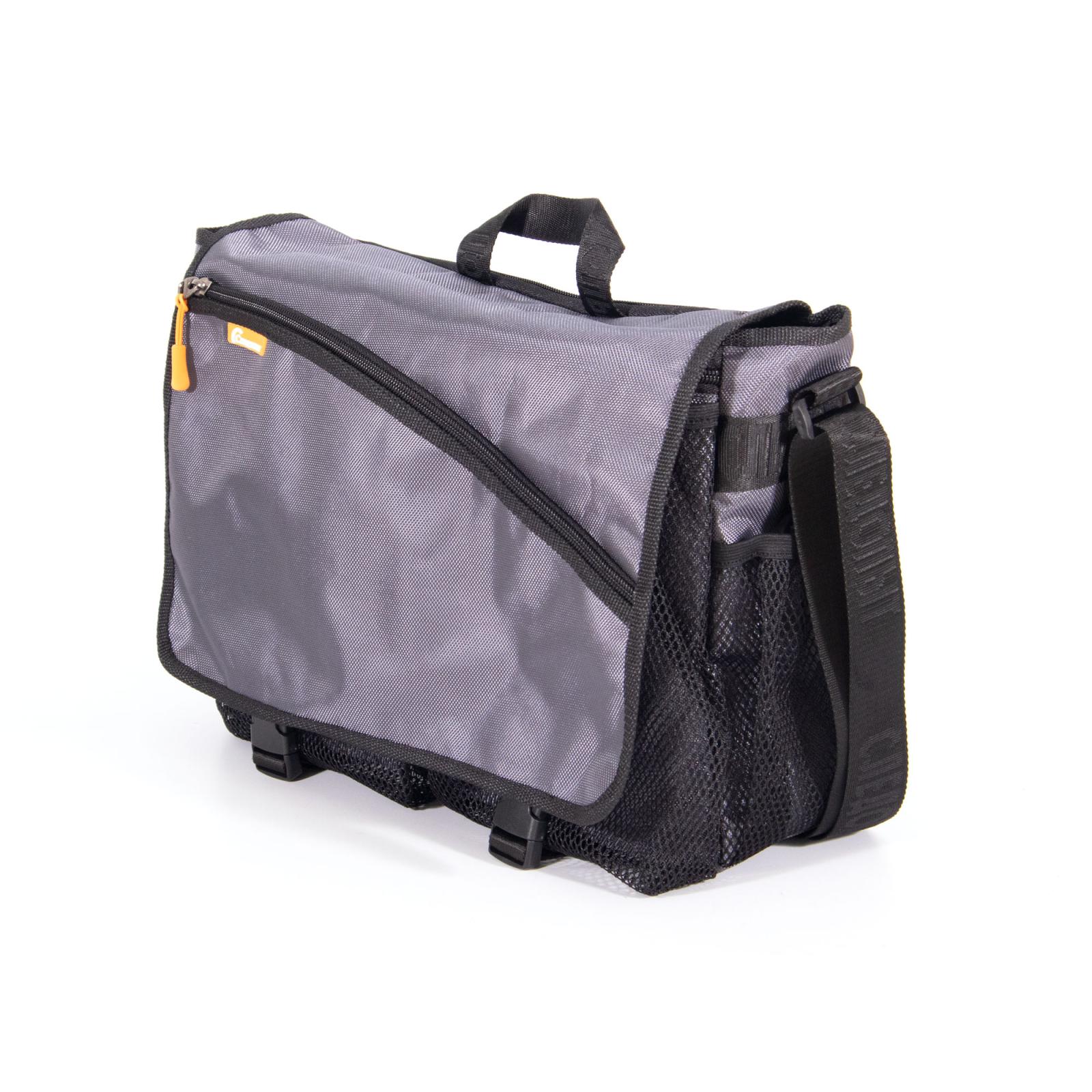 Сумка рыболовная "СЛЕДОПЫТ" Street Fishing Bag, 30х38х16 см, цв. серый + 3 коробки (2 Luno 20/1 Luno - 3