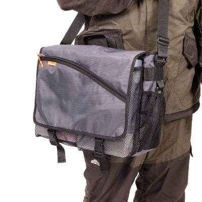 Сумка рыболовная "СЛЕДОПЫТ" Street Fishing Bag, 30х38х16 см, цв. серый + 3 коробки (2 Luno 20/1 Luno - 7