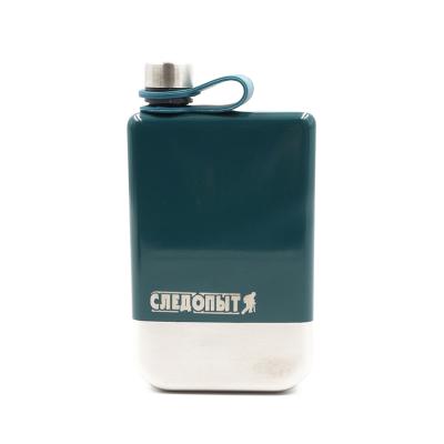 Фляжка «СЛЕДОПЫТ Green Edition – Traveller» зеленая, 230 мл, сталь 304 - 5