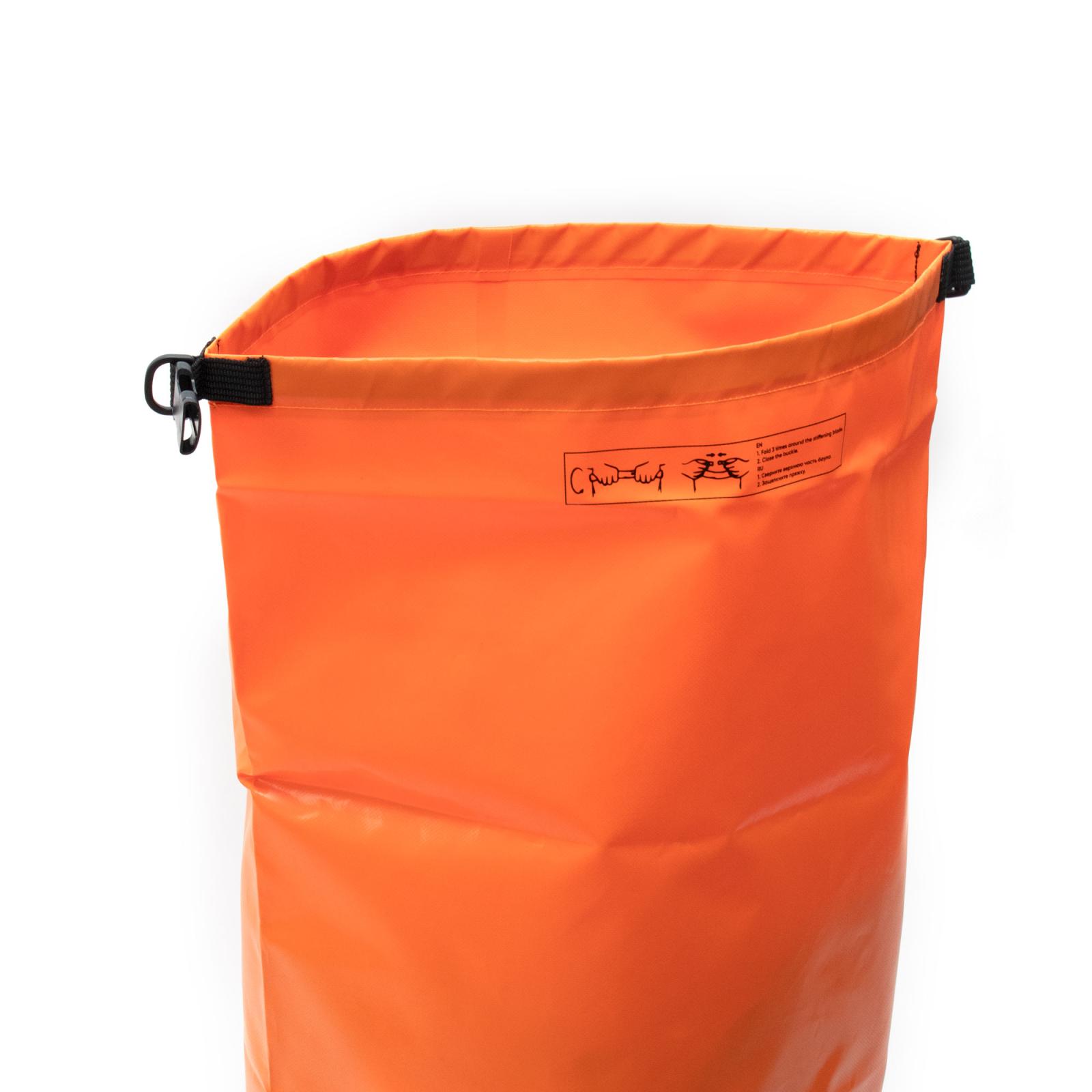 Гермомешок "СЛЕДОПЫТ - Dry Bag" без лямок, 100 л,ПВХ, цв. оранжевый - 8