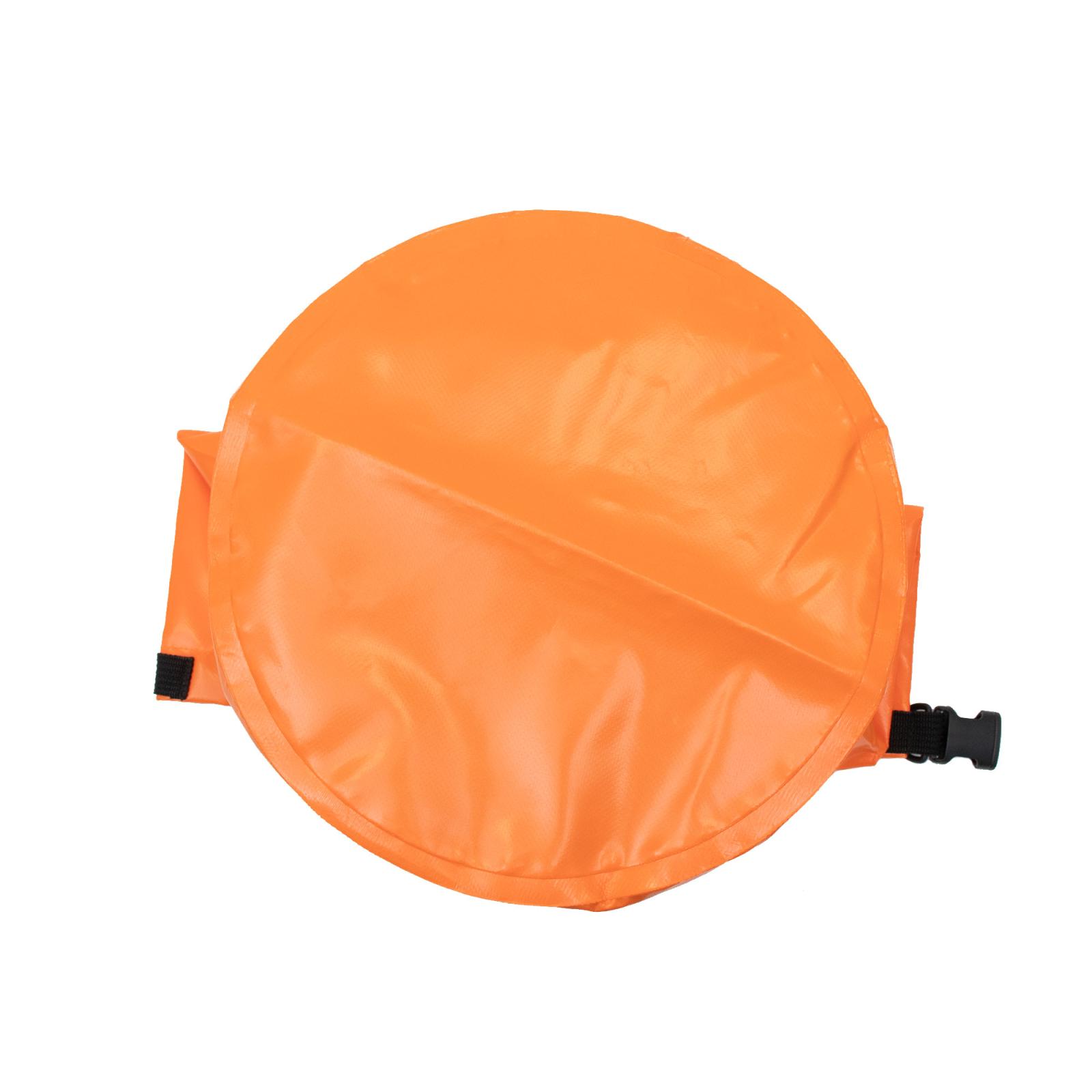Гермомешок "СЛЕДОПЫТ - Dry Bag" без лямок, 40 л,ПВХ, цв. оранжевый - 8
