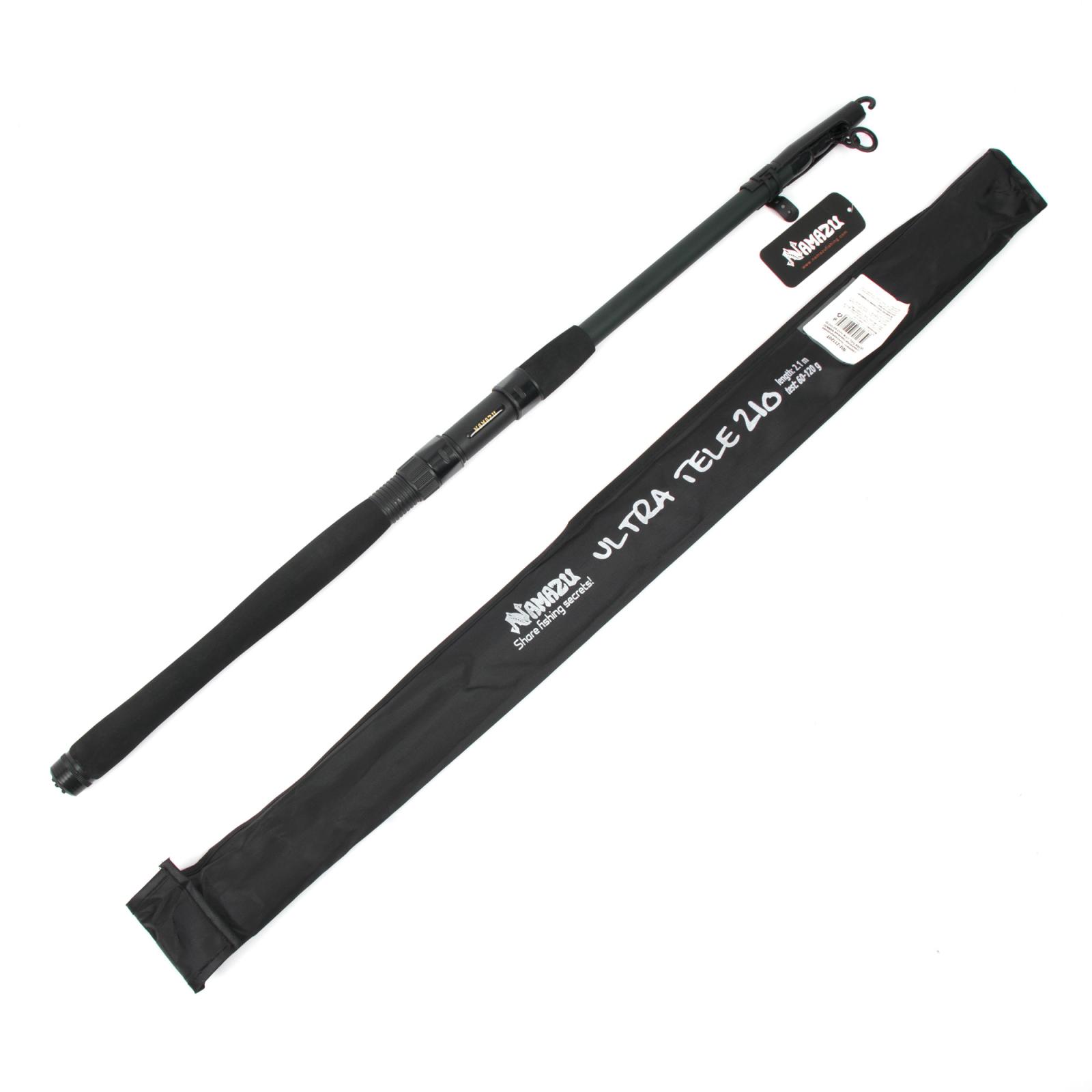 Спиннинг телескопический стеклопластиковый NAMAZU ULTRA Tele, 2,1 м, тест 60-120 гр. - 2