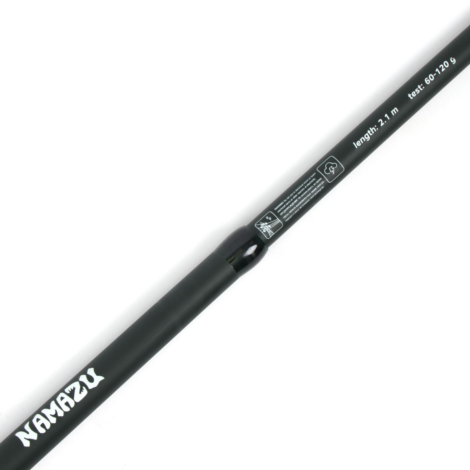 Спиннинг телескопический стеклопластиковый NAMAZU ULTRA Tele, 2,1 м, тест 60-120 гр. - 4