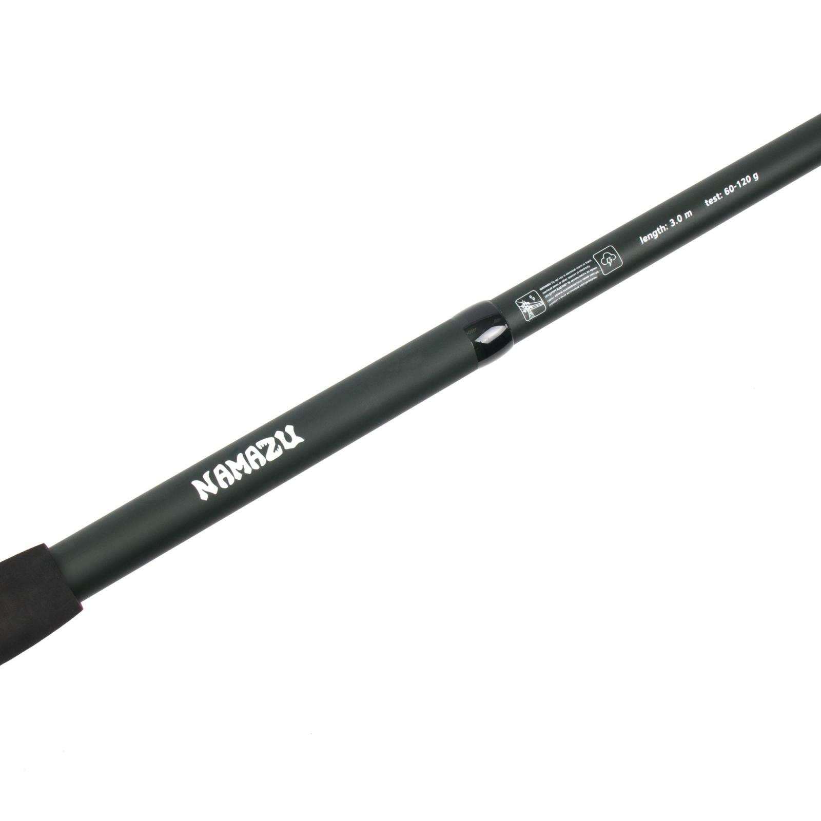 Спиннинг телескопический стеклопластиковый NAMAZU ULTRA Tele, 3 м, тест 60-120 гр. - 4