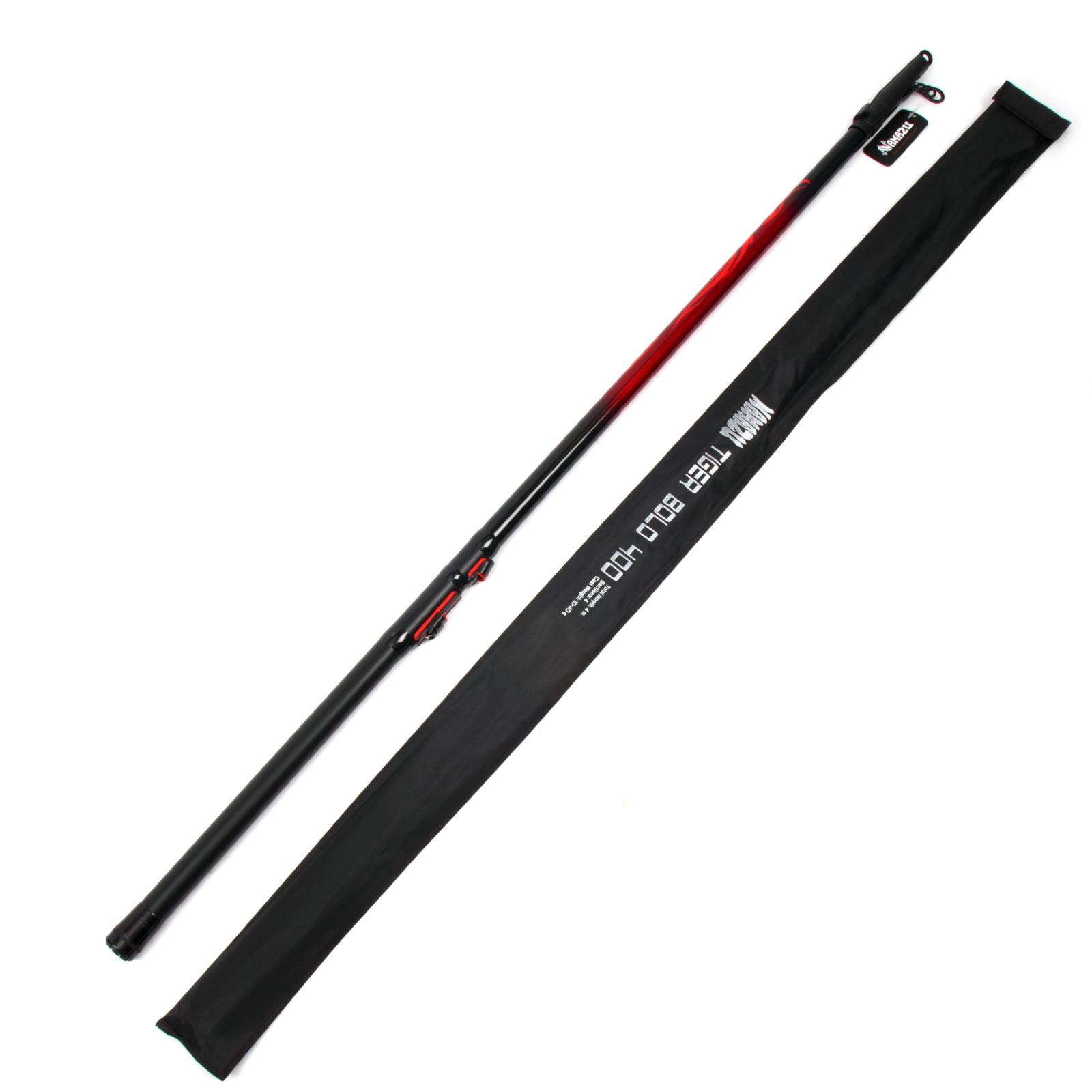 Удилище телескопическое стеклопластиковое с/к NAMAZU TIGER Bolo, 4 м, тест 10-40 гр. - 8