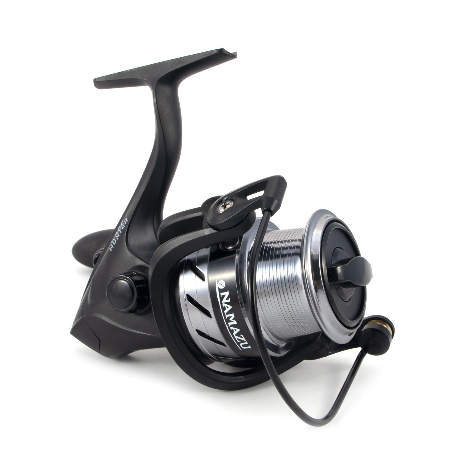 Катушка безынерционная Namazu Carp Hunter NEW CH6000, 5+1 подш., метал. шпуля + запасная графит. шпу - 4