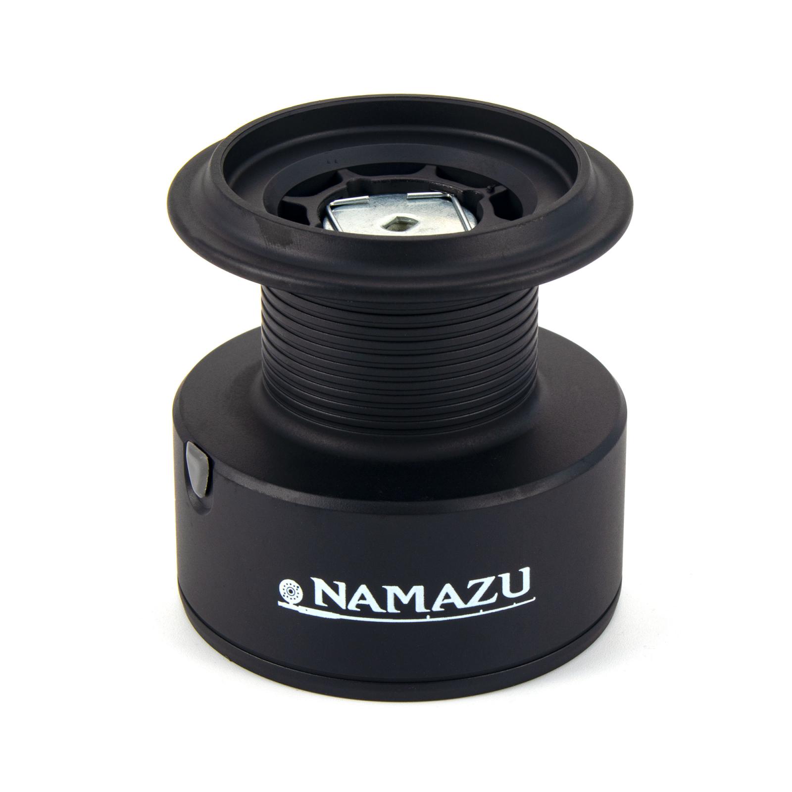 Катушка безынерционная Namazu Carp Hunter NEW CH6000, 5+1 подш., метал. шпуля + запасная графит. шпу - 9