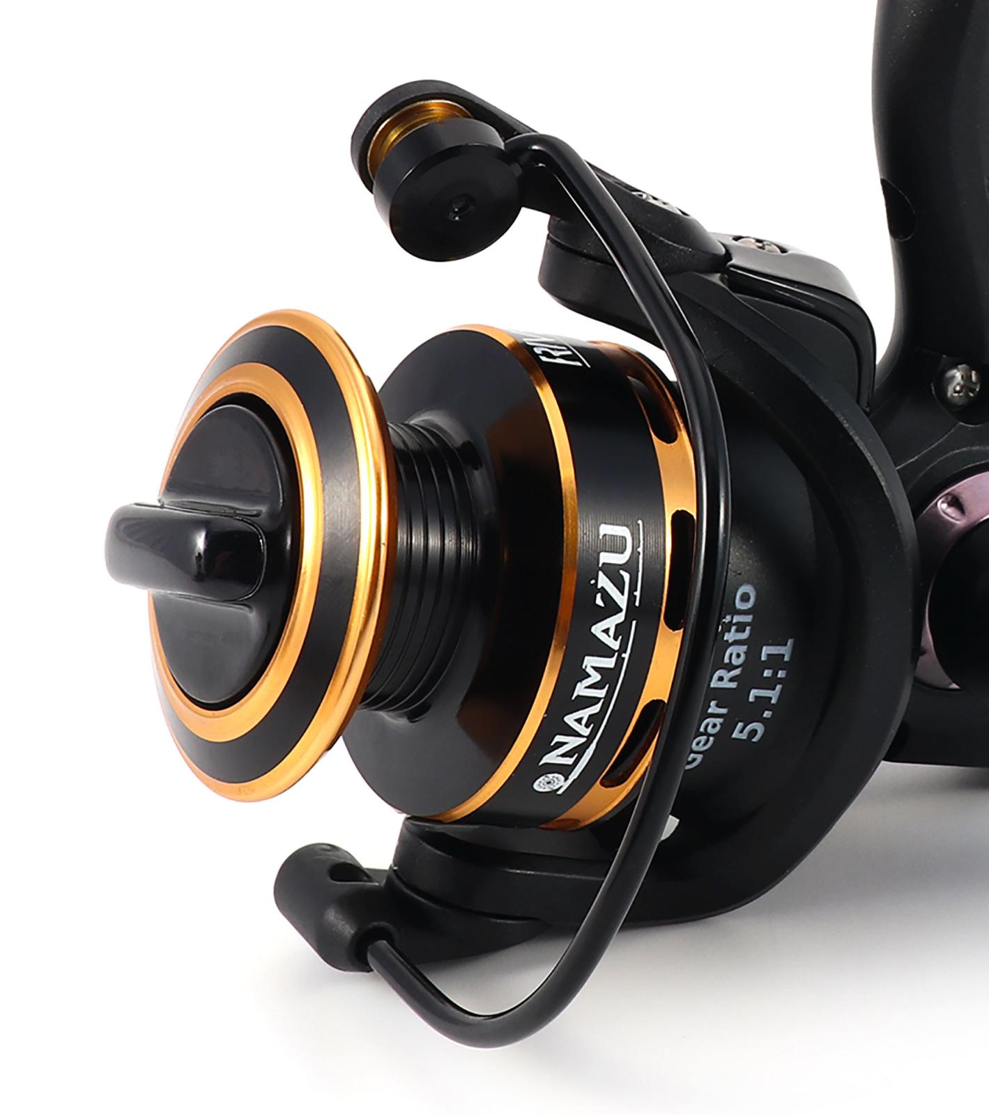 Катушка безынерционная Namazu River Monster RM1000, 4+1 подш., метал. шпуля - 8