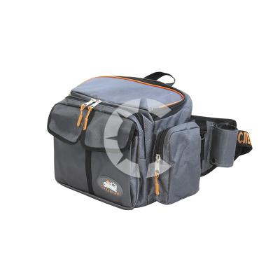 Сумка рыболовная "СЛЕДОПЫТ" Fishing Hip Bag T2, 27х23х17 см, цв. серый - 1