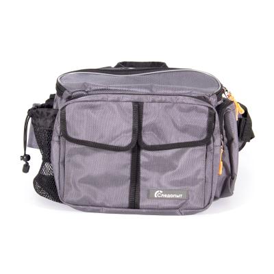 Сумка рыболовная "СЛЕДОПЫТ" Fishing Hip Bag T2, 27х23х17 см, цв. серый - 3