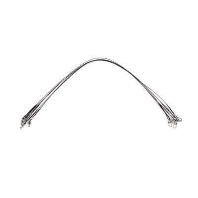 Поводок стальной NAMAZU Leader 1х7 Nylon Coated Black, d-0,24 мм, L-30 см, test- 7 кг (уп. 5 шт.)/16 - 2