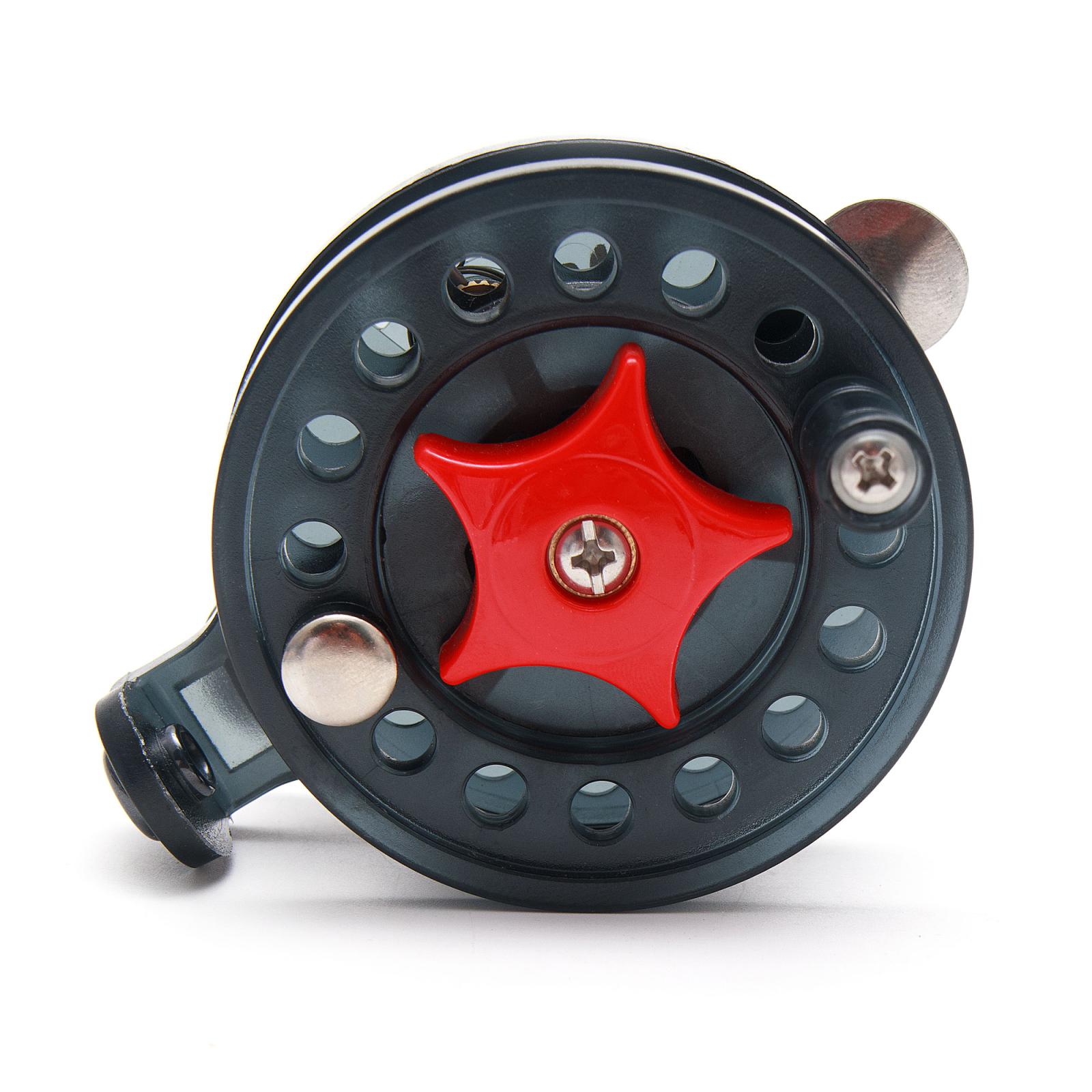 Катушка инерционная Namazu "Harpy", р. 6 см, черная - 3