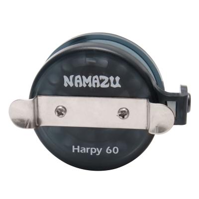 Катушка инерционная Namazu "Harpy", р. 6 см, черная - 4
