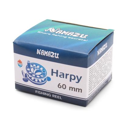 Катушка инерционная Namazu "Harpy", р. 6 см, черная - 5