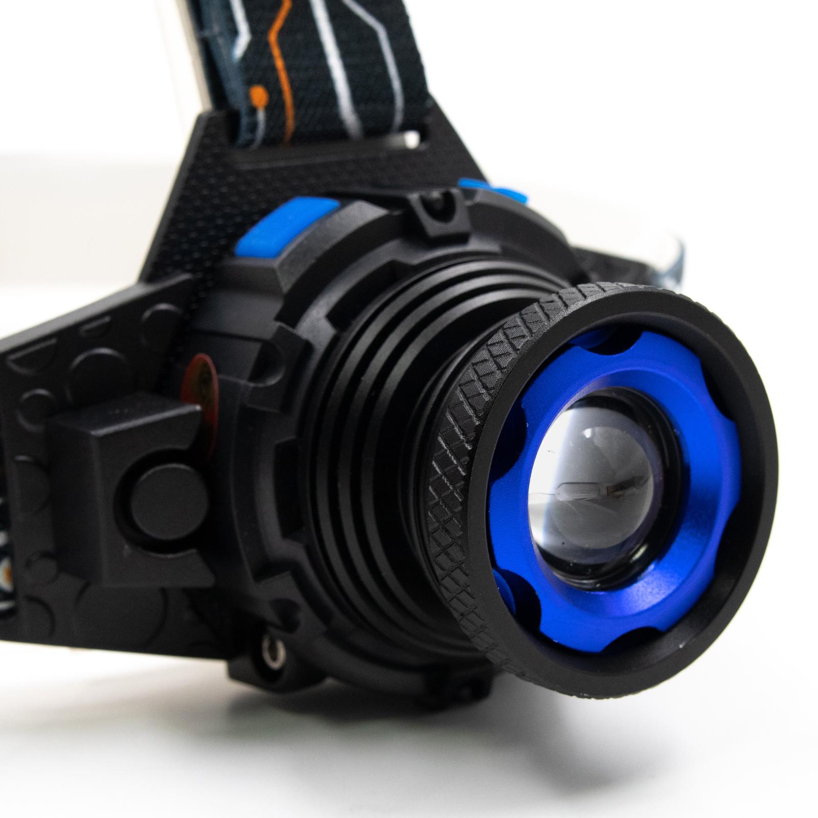 Фонарь налобный "СИБИРСКИЙ СЛЕДОПЫТ-Вольт", 1L, zoom, аккум.1x800 mAh - 4