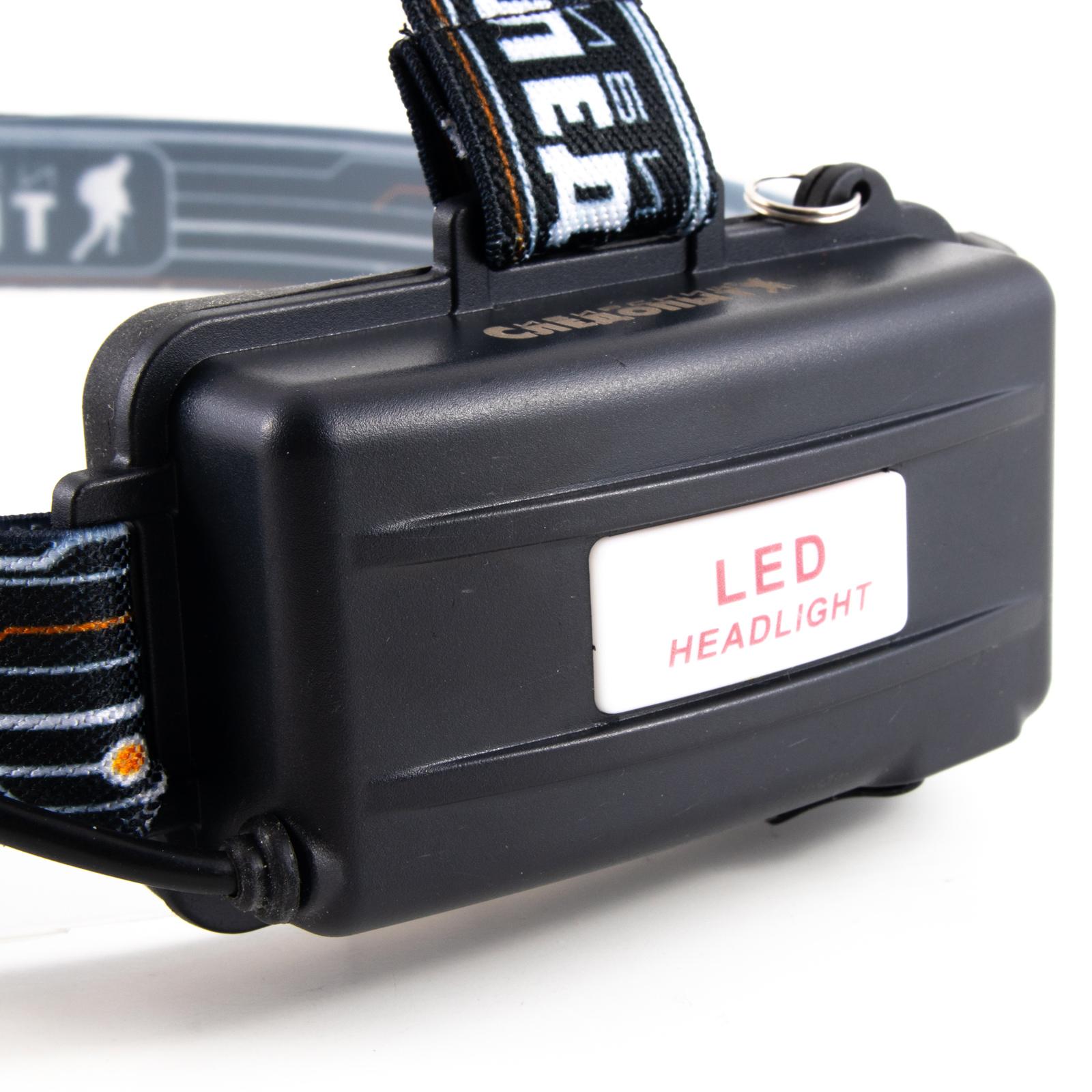 Фонарь налобный "СИБИРСКИЙ СЛЕДОПЫТ-Стильб", 1 LED + 4 COB, zoom, аккум.2x2200mAh - 4