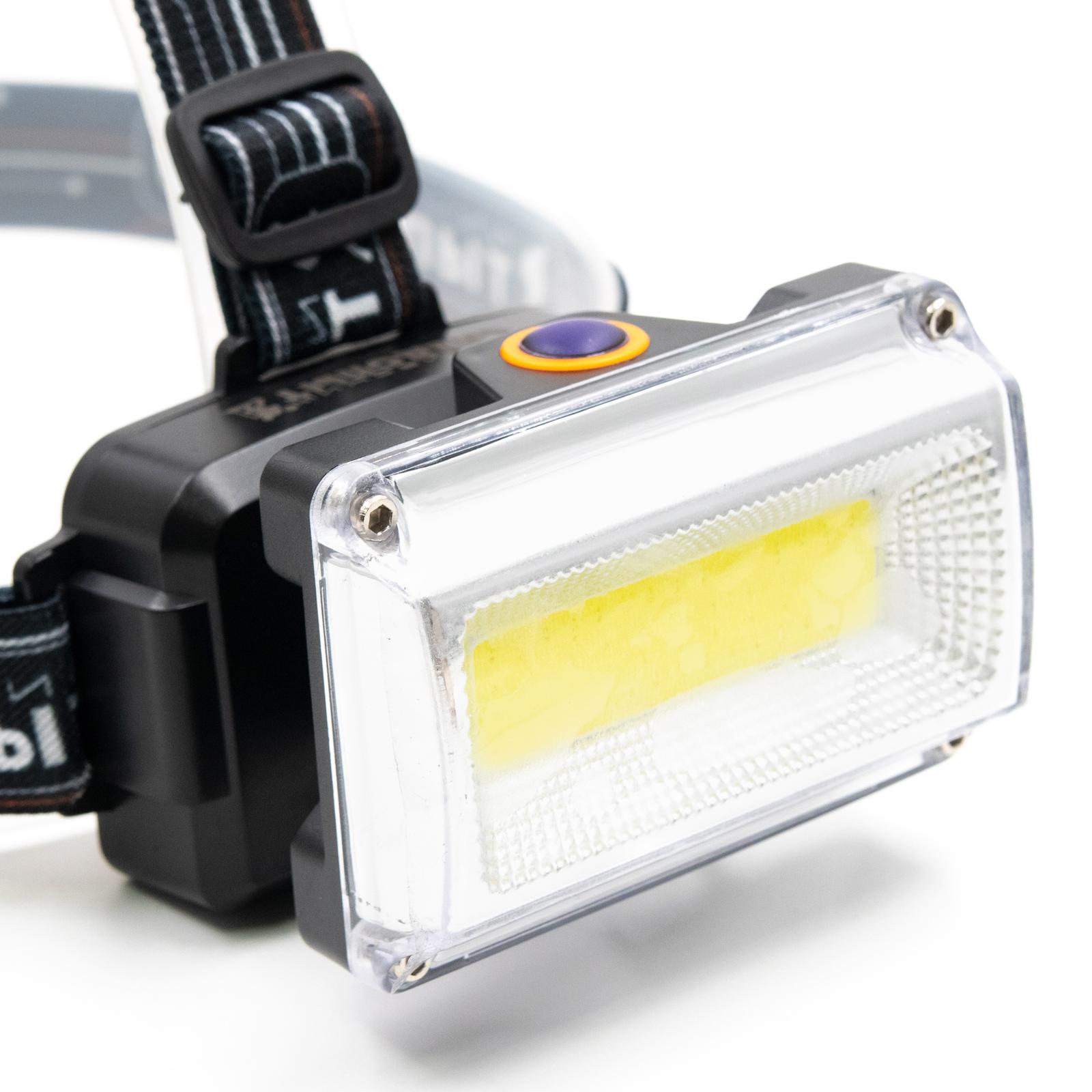 Фонарь налобный "СИБИРСКИЙ СЛЕДОПЫТ-RAY LIGHT", 1 COB, аккум.1x2200mAh - 4