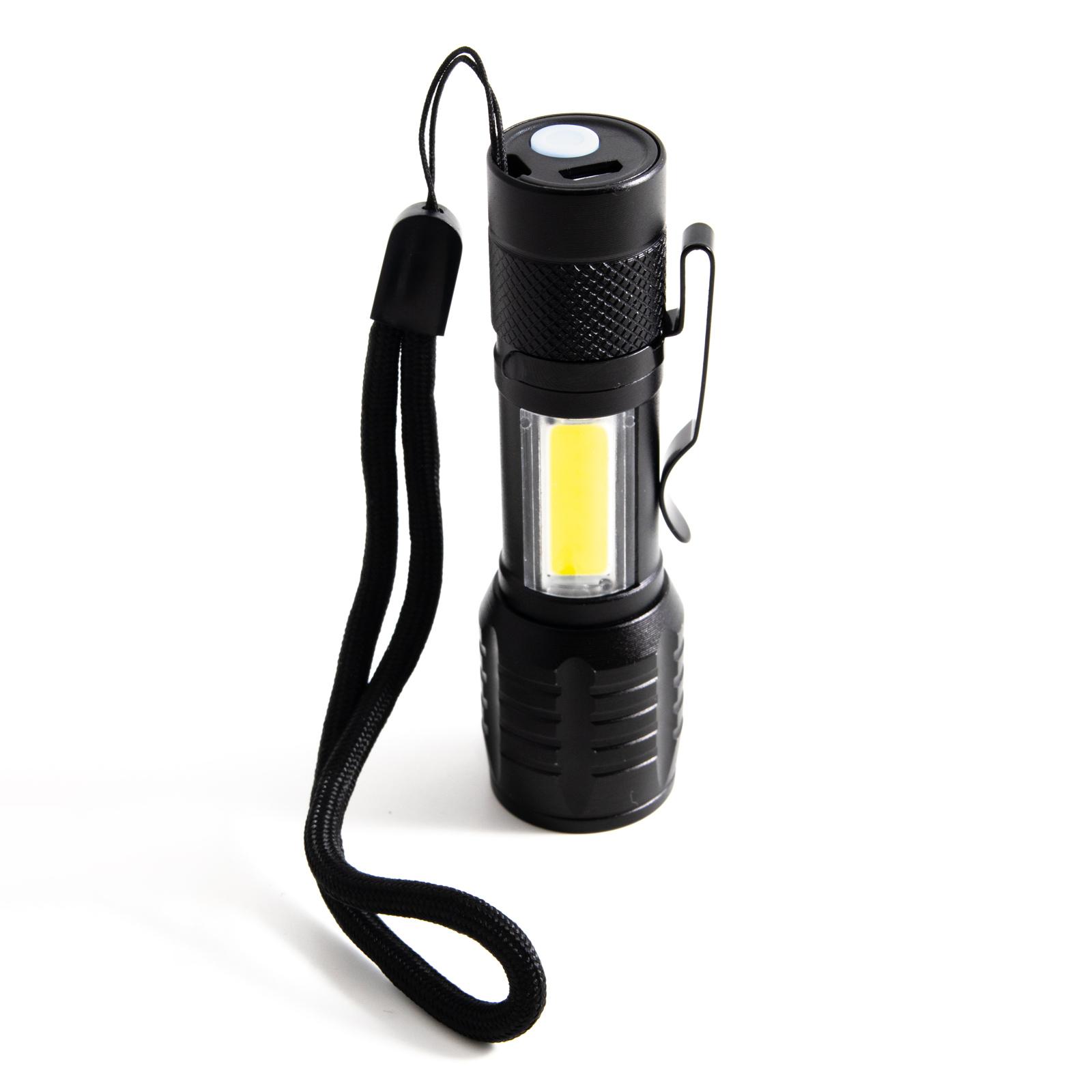 Фонарь ручной "СИБИРСКИЙ СЛЕДОПЫТ-АУР МИНИ", 1 LED + 1 COB, аккум. 220В,1x400mAh - 9