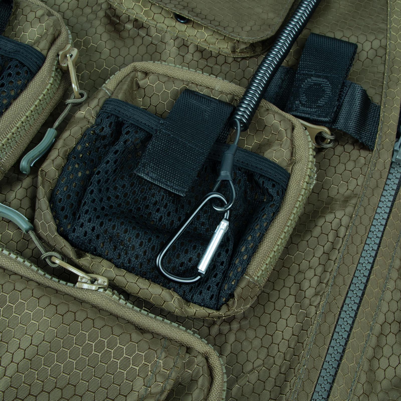 Жилет профессиональный рыболовный "СЛЕДОПЫТ" Fishing Mesh Vest Backpack, р. L - 6