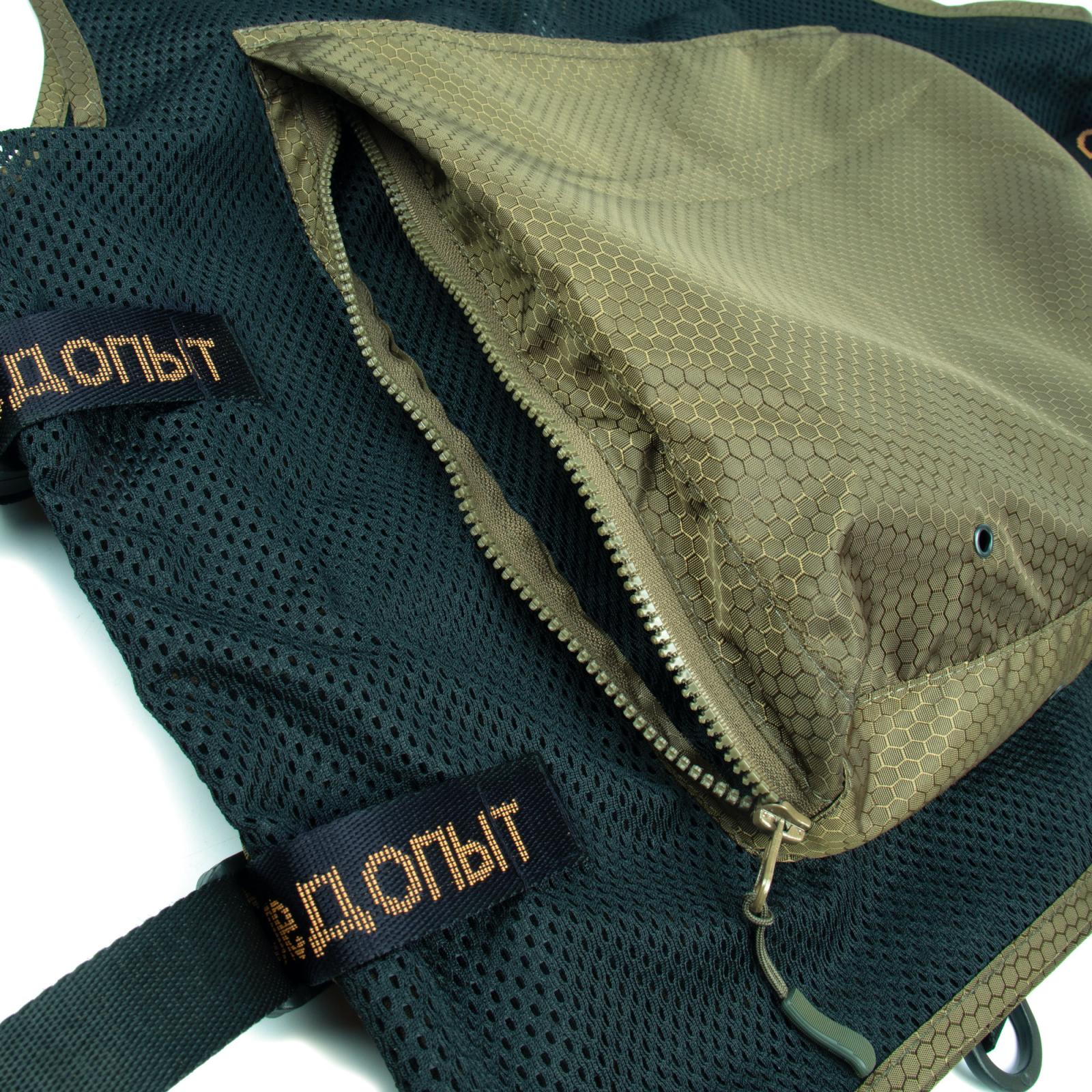 Жилет профессиональный рыболовный "СЛЕДОПЫТ" Fishing Mesh Vest Backpack, р. XL - 9
