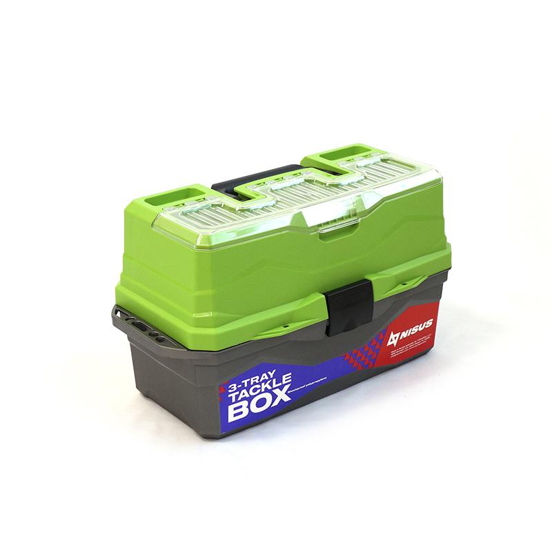 Ящик для снастей Tackle Box трехполочный NISUS зеленый - 1