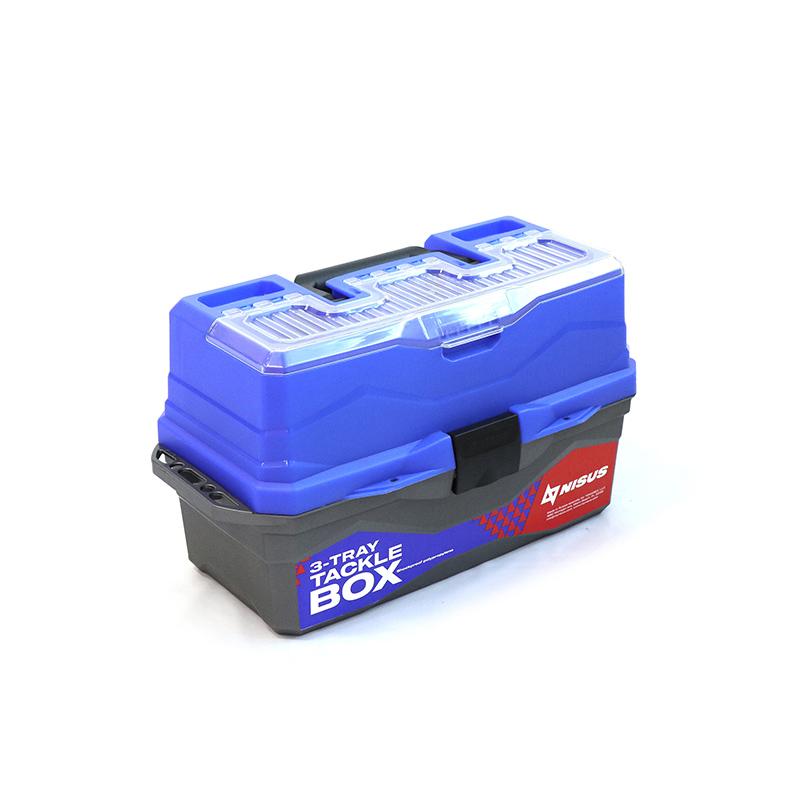 Ящик для снастей Tackle Box трехполочный NISUS синий - 1