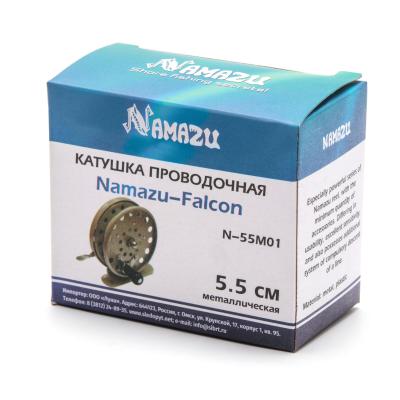 Катушка инерционная Namazu "Falcon" металлическая, р. 5,5 см - 5