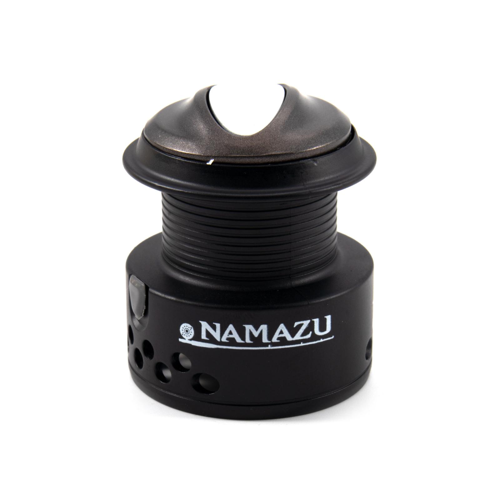 Катушка безынерционная Namazu White Fish WF2000, 4+1 подш., метал. шпуля + запасная графит. шпуля/20 - 9