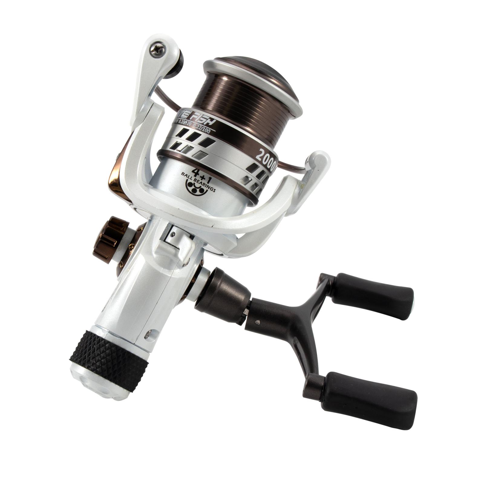 Катушка безынерционная Namazu White Fish WF2000, 4+1 подш., метал. шпуля + запасная графит. шпуля/20 - 10